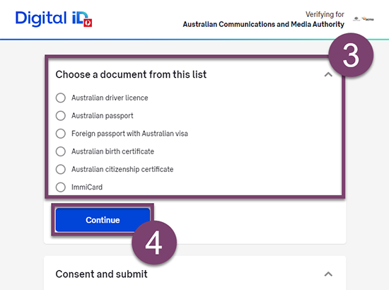 If you require help to follow the ACMA Assist registration guide, please contact info@acma.gov.au