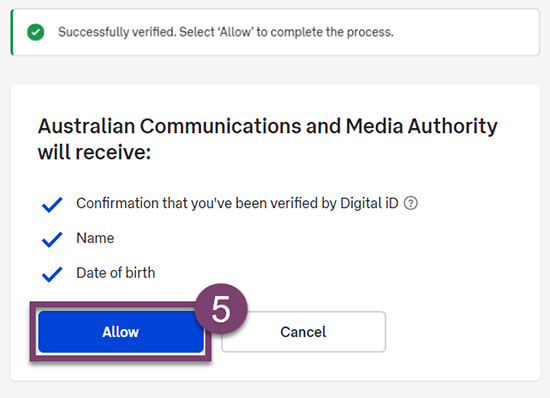 If you require help to follow the ACMA Assist registration guide, please contact info@acma.gov.au