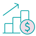 Graphic of chart showing increase in costs over time