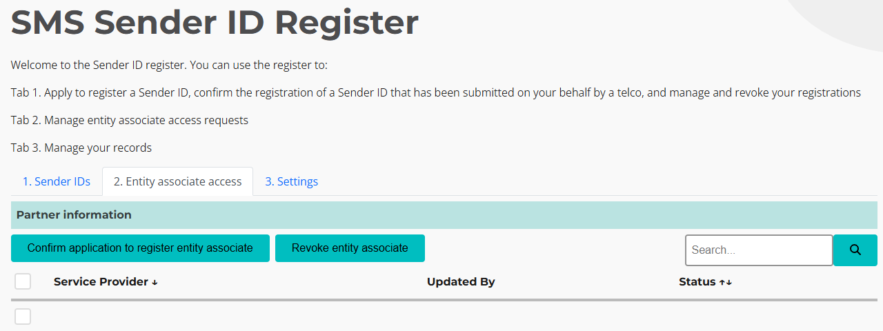 The entity associate tab with the entity no longer there