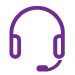 Icon for lead generation (headset)