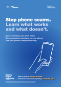 Phone scam poster