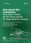 Phone scam poster