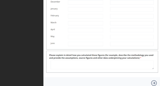 RBS portal: reporting submission 2