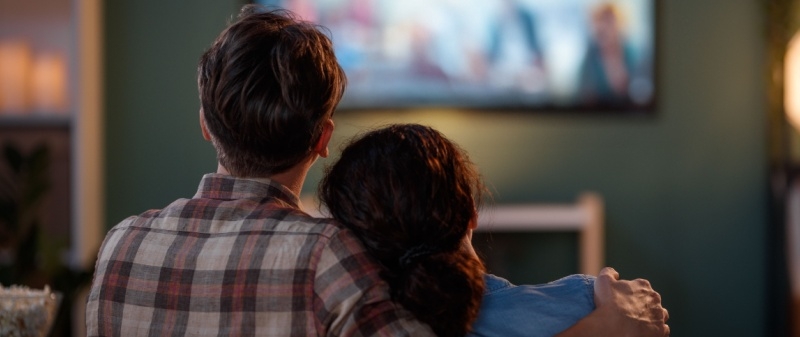 Decorative image - Couple watching TV