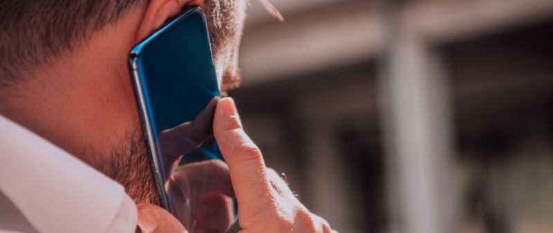 Decorative image - Man making phone call