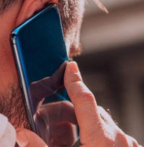 Decorative image - Man making phone call