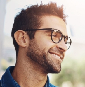 Decorative image - Optimistic man smiling