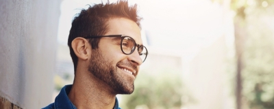 Decorative image - Optimistic man smiling