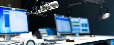 Decorative image - Radio station studio equipment